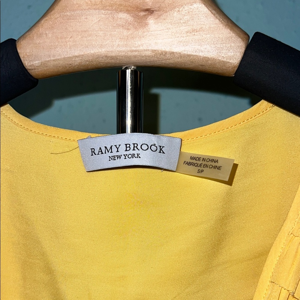 Ramy Brook Golden Pleated Midi Dress - Picture 2 of 4
